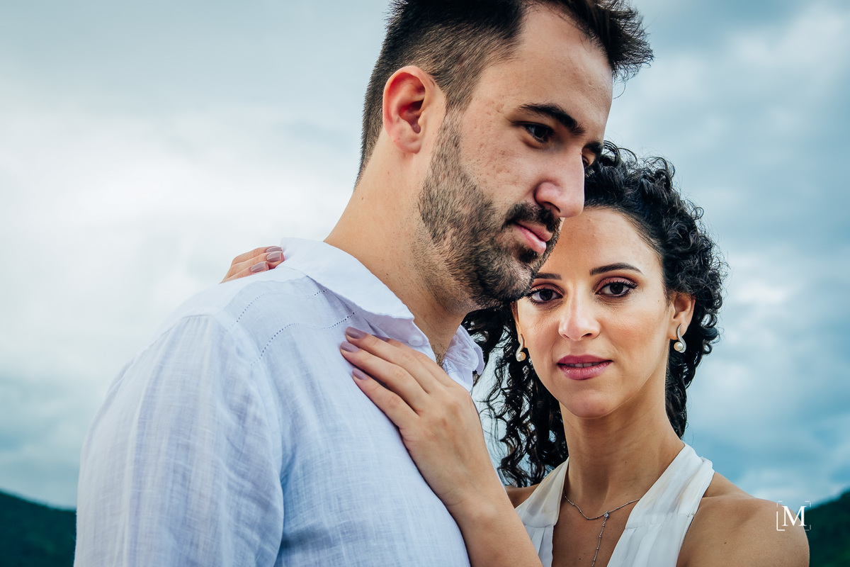 close do casal Rafaella e Thyago