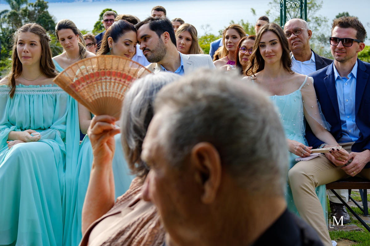 momento de carinho na cerimônia