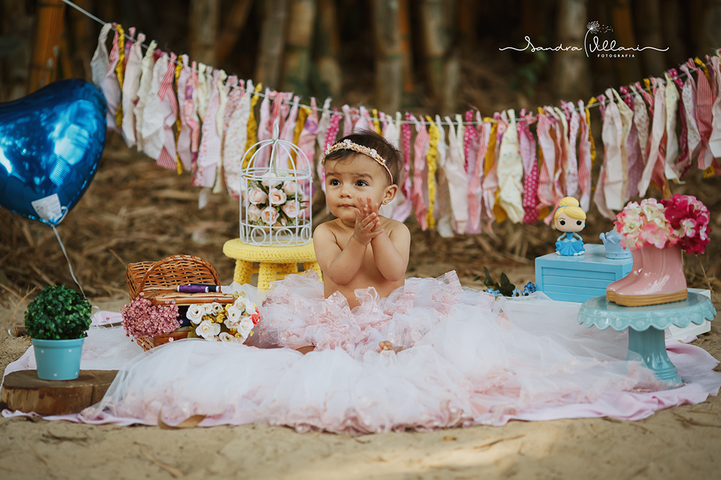 Smash the Cake realizado no Parque Espaço Verde Chico Mendes em Sao Caetano do Sul com a Laís
