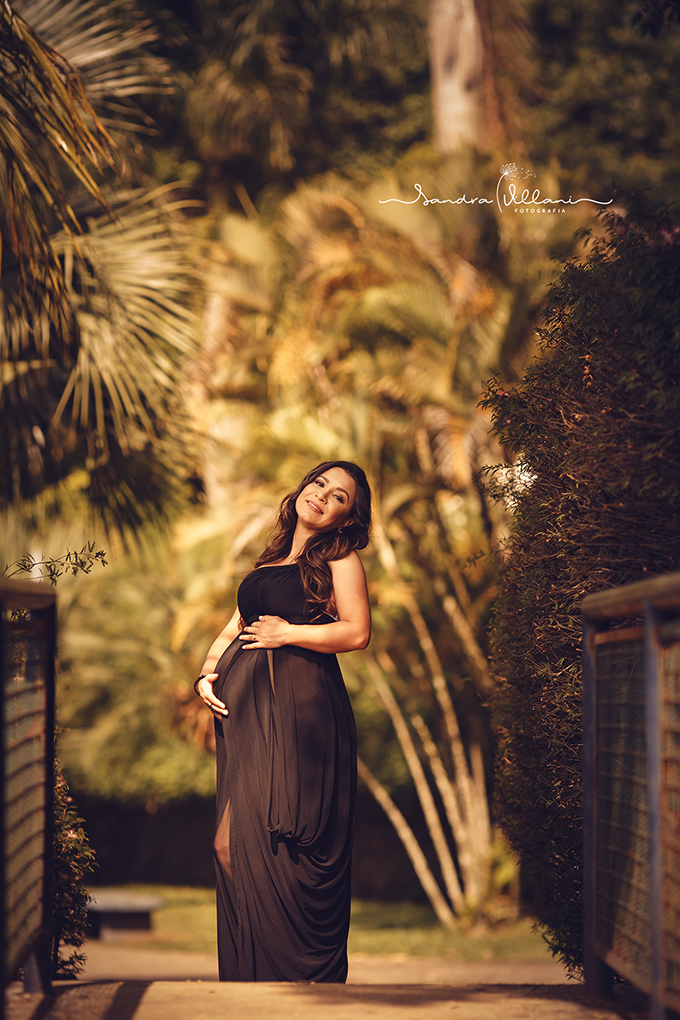 ensaio gestante com participação de um coelho chamado Bilu