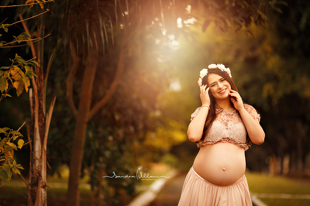Fotografia de gestante realizada em São Caetano do sul, Com edição de photoshop
