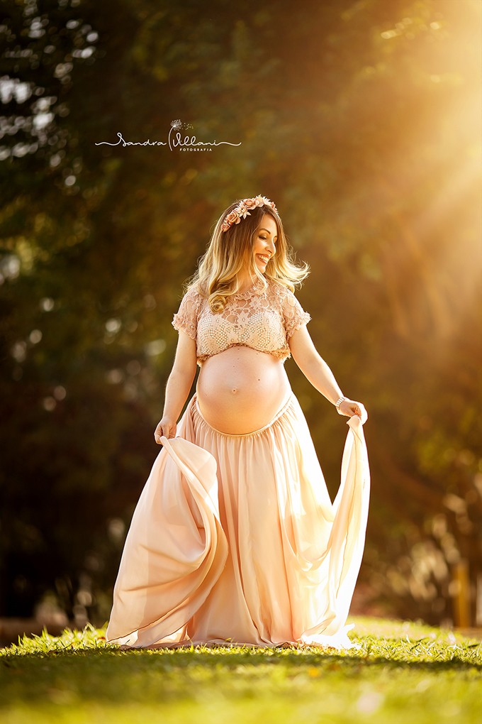 Ensaio gestante realizado no abc