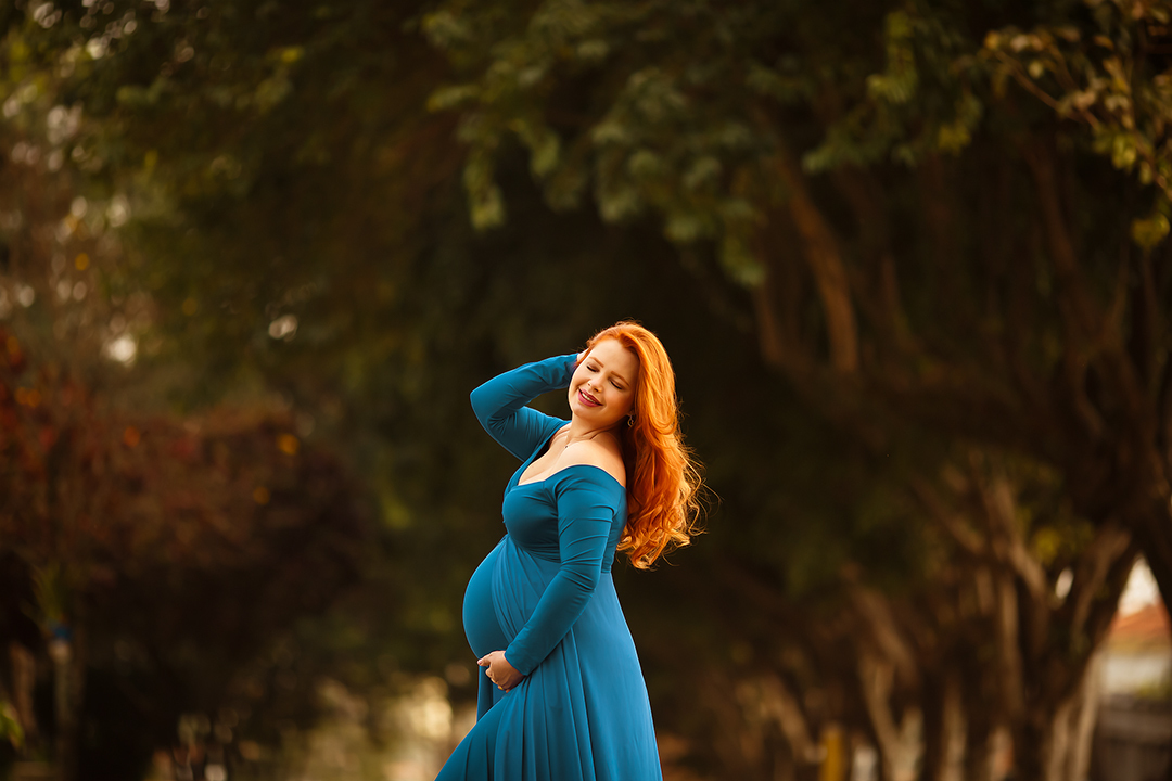 ensaio gestante realizado em São Caetano do Sul - fotografia de mamãe ruiva
