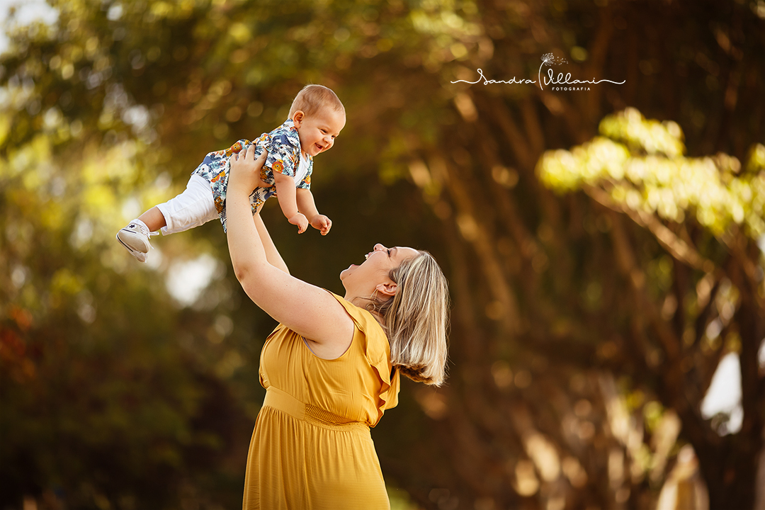 Fotografia mãe e filho
