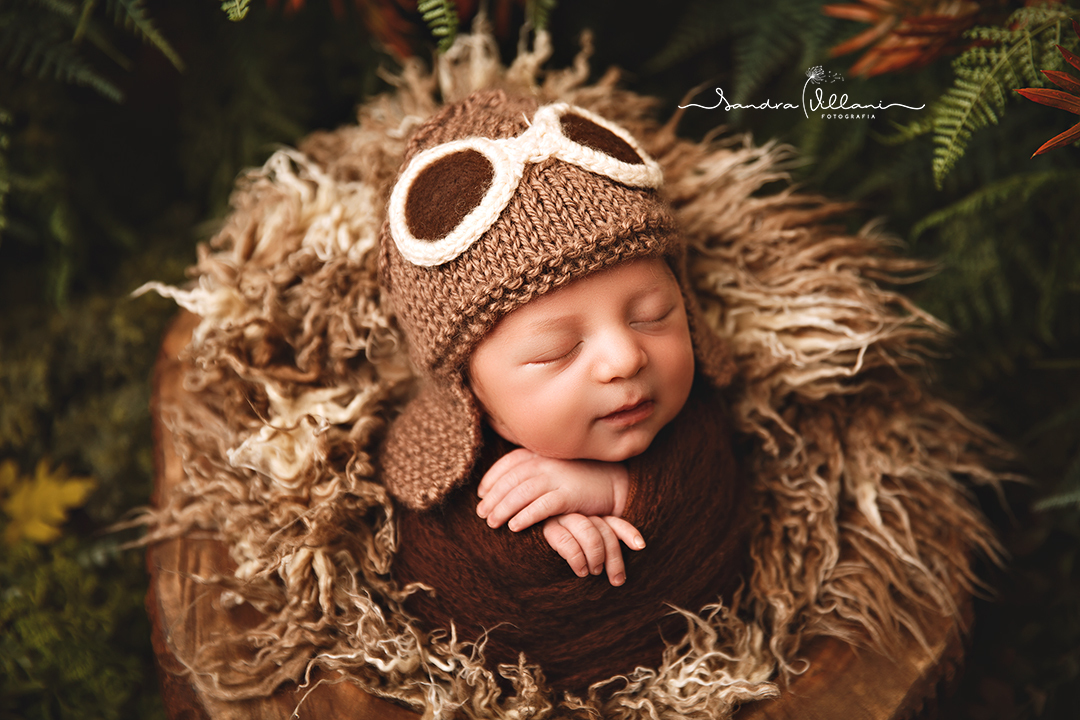 ensaio recém nascido ou newborn realizado em São Caetano do Sul - ABC - SP No jardim