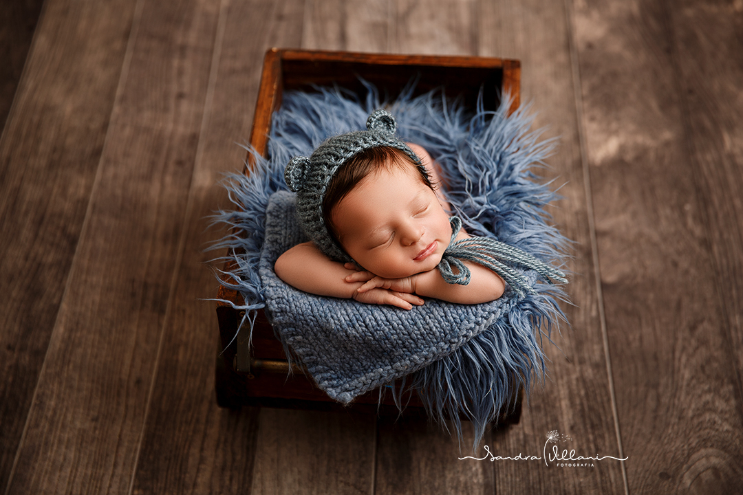 ensaio recém nascido ou newborn realizado em São Caetano do Sul - ABC - SP no carrinho