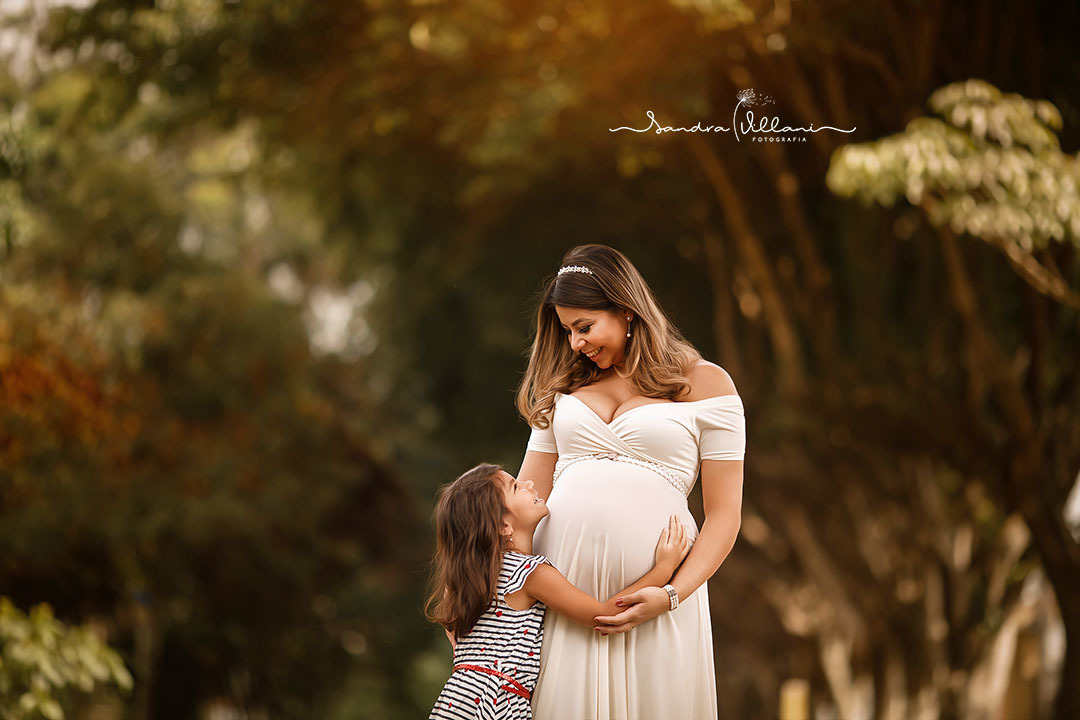 Ensaio gestante mãe e filha em São Caetano do Sul -  no ABC SP