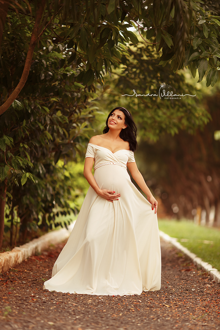 ensaio gestante realizado em São Caetano do Sul - ABC - SP com figurino