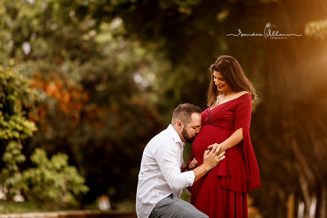 Ensaio gestante externo realizado em São Caetano do Sul - ABC - SP