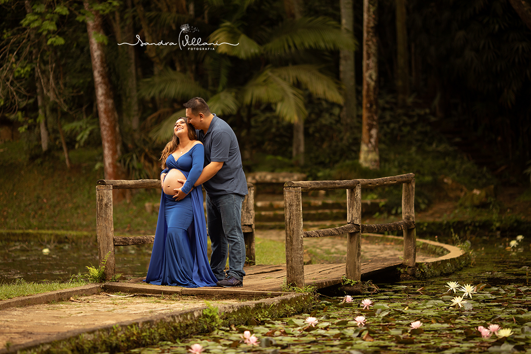 ensaio gestante realizado no Jardim Botânico de São Paulo