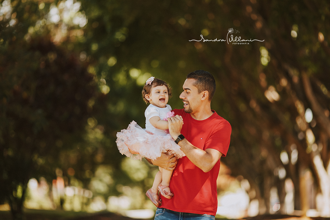 Ensaio Infantil externo realizado em São Caetano do Sul - ABC - SP com o pai