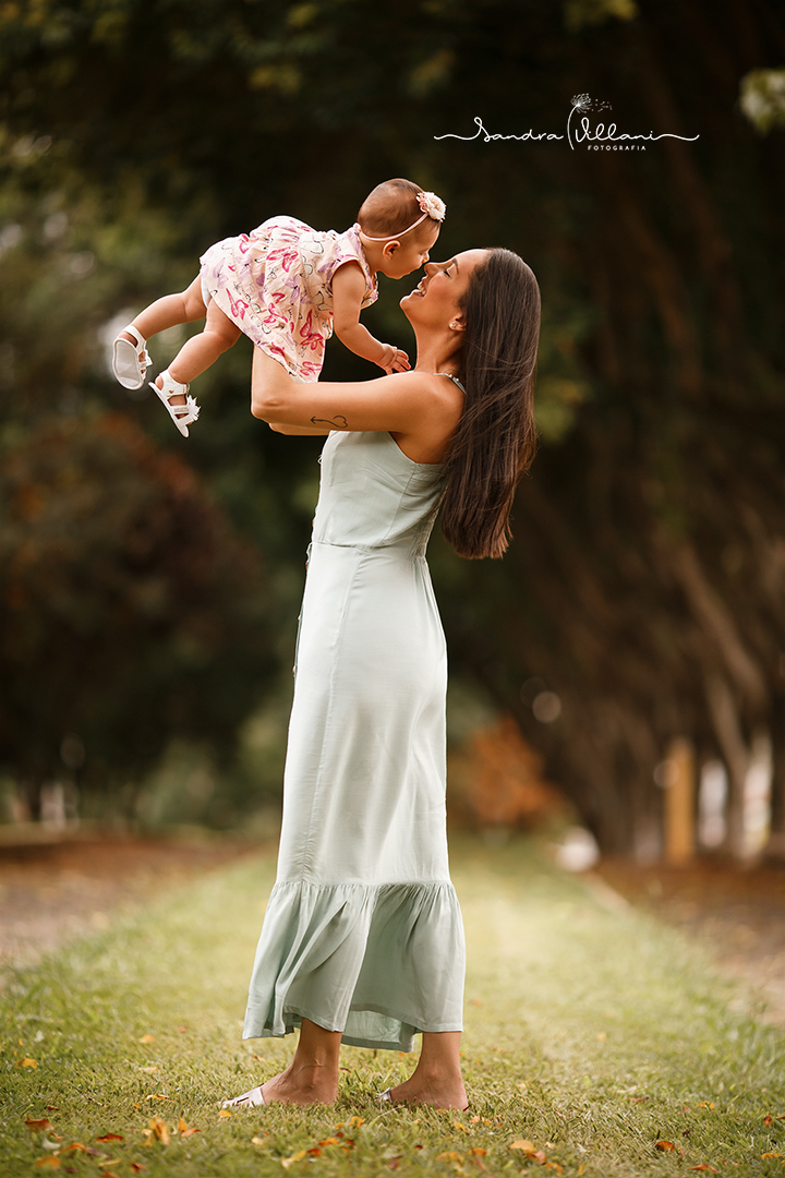 Fotografia mãe e filha realizado em São Caetano do Sul
