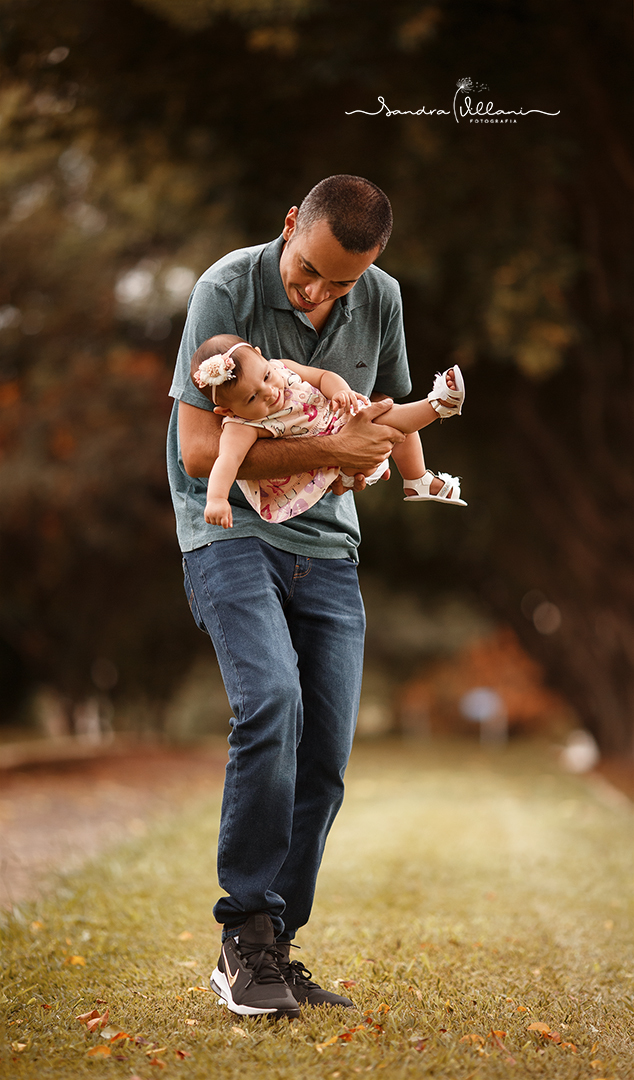 Fotografia pai e filha realizado em São Caetano do Sul