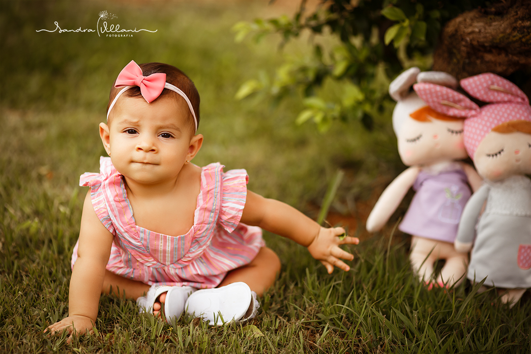 Ensaio Infantil externo da Mariana realizado em São Caetano do Sul