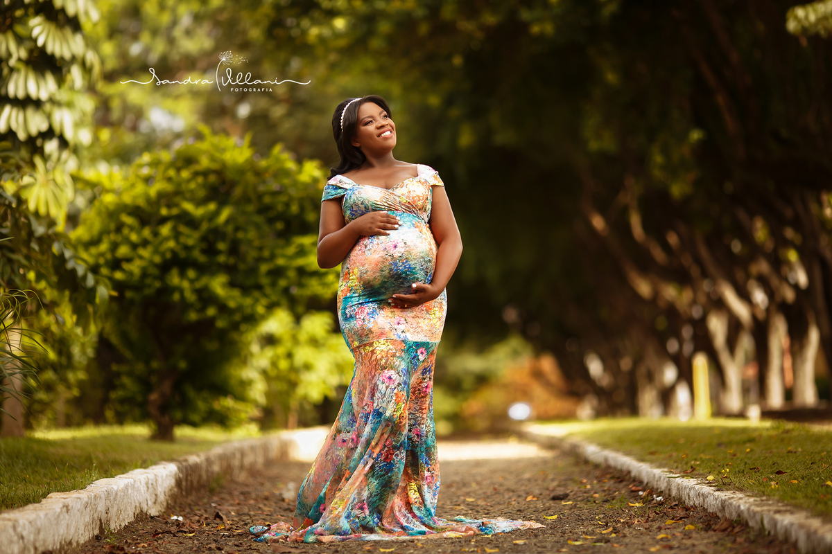 ensaio gestante externo no ABC 