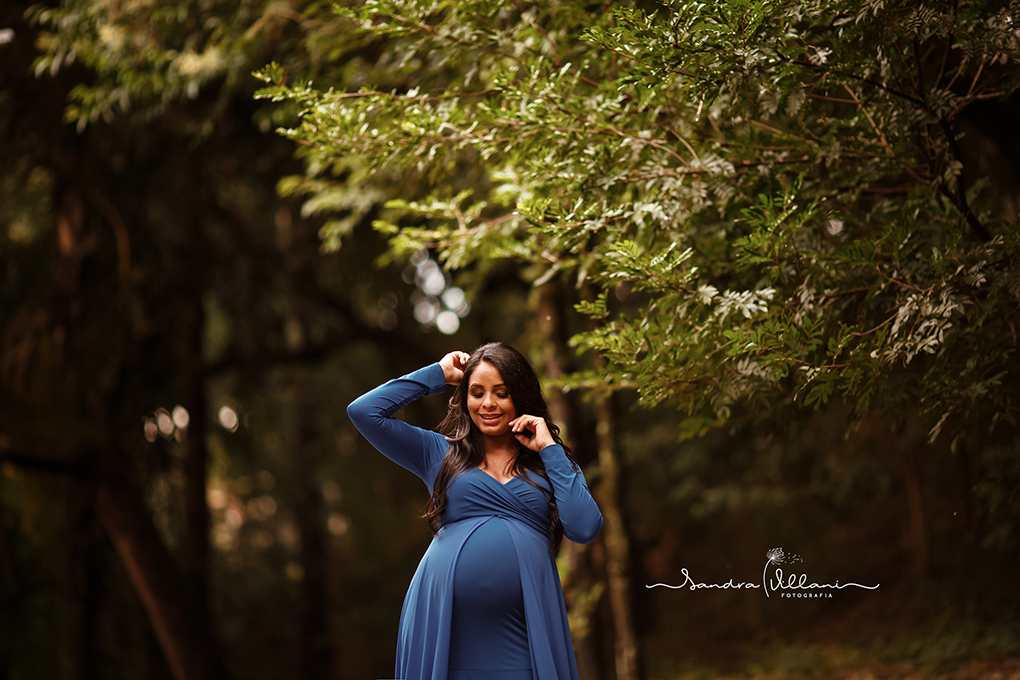 Ensaio gestante realizado em São Caetano - Parque Chico Mendes