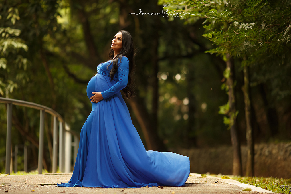 Ensaio gestante realizado em São Caetano - Parque Chico Mendes