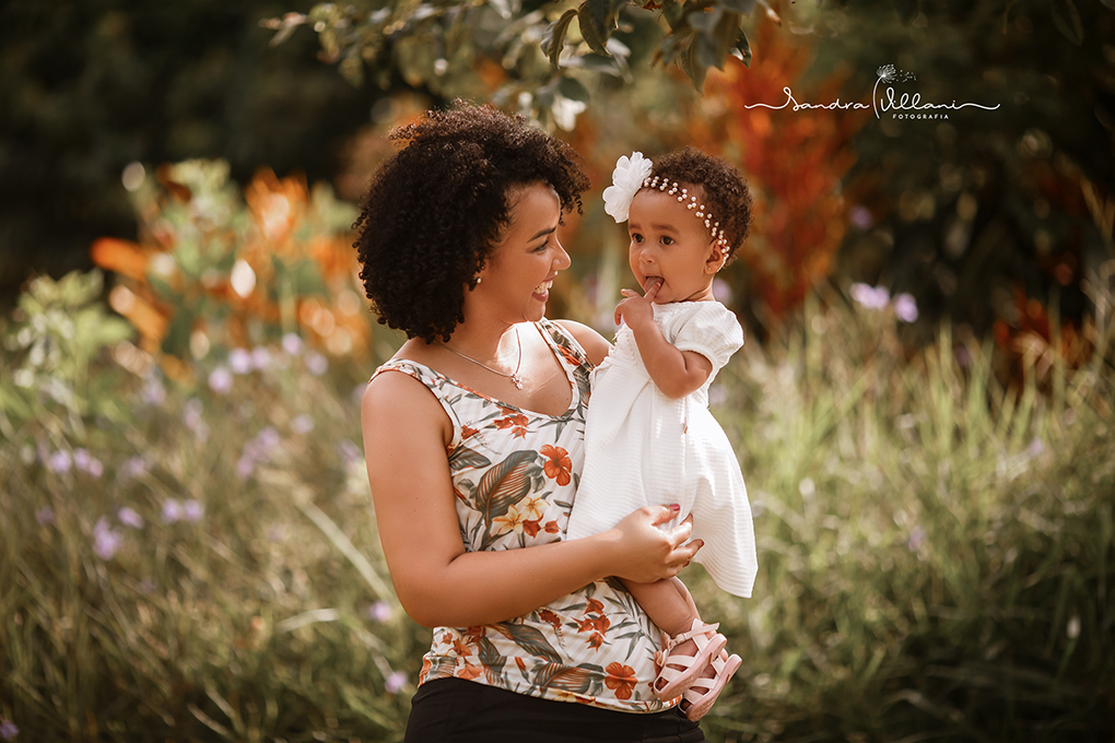 Ensaio mãe e filha realizado no Parque Central em Santo André - SP