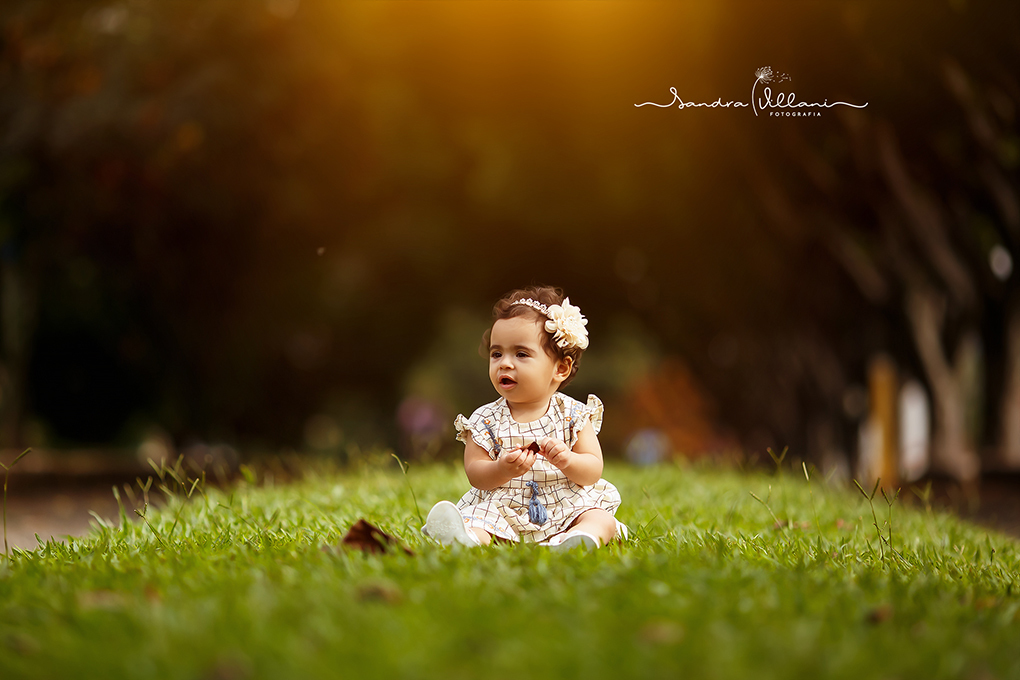 Ensaio familia e infantil para comemorar o primeiro aninho da Barbara - 