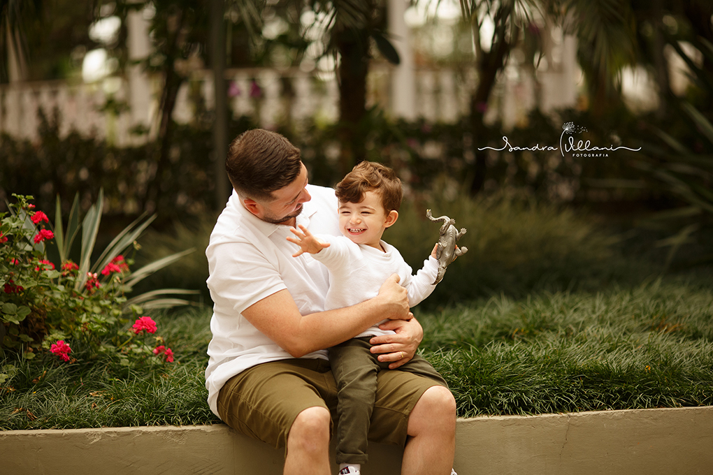 ensaio infantil - pai e filho