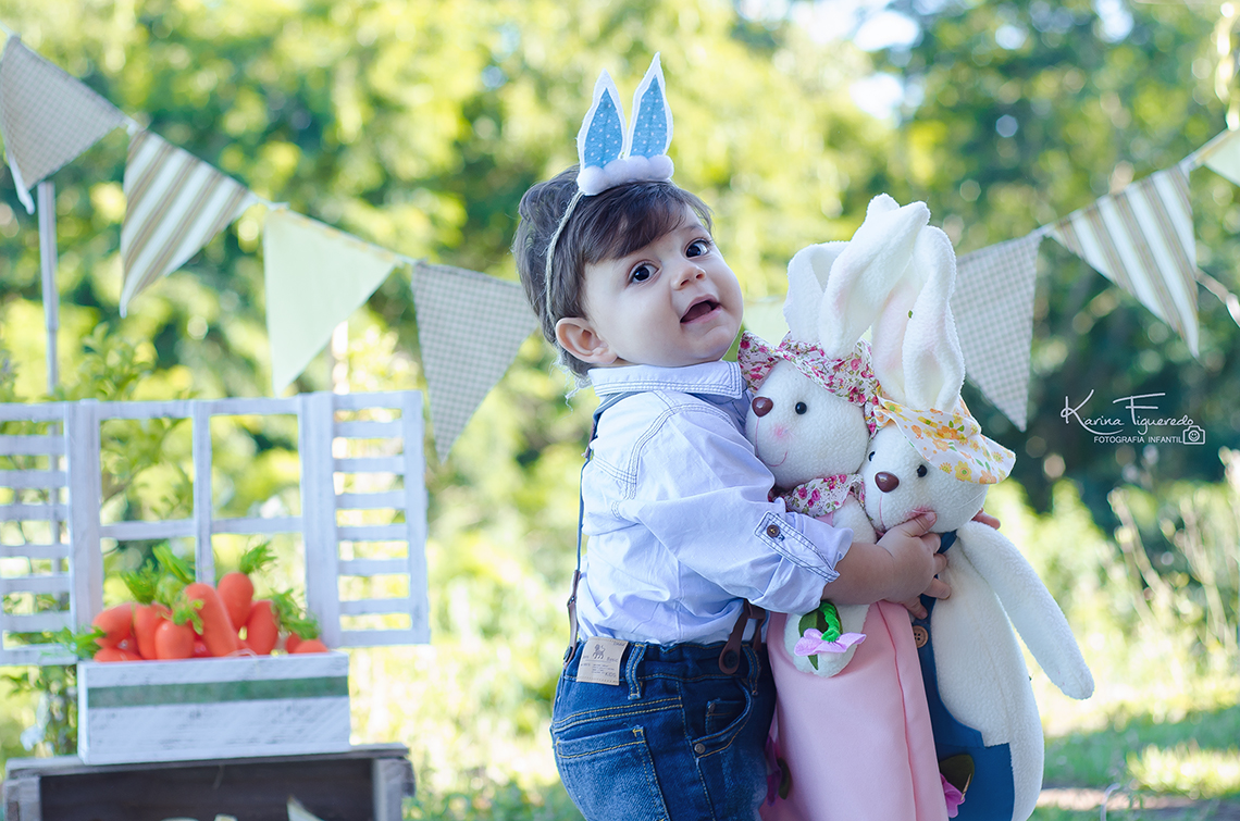 sessão de páscoa de criança em Campinas por Karina Figueredo