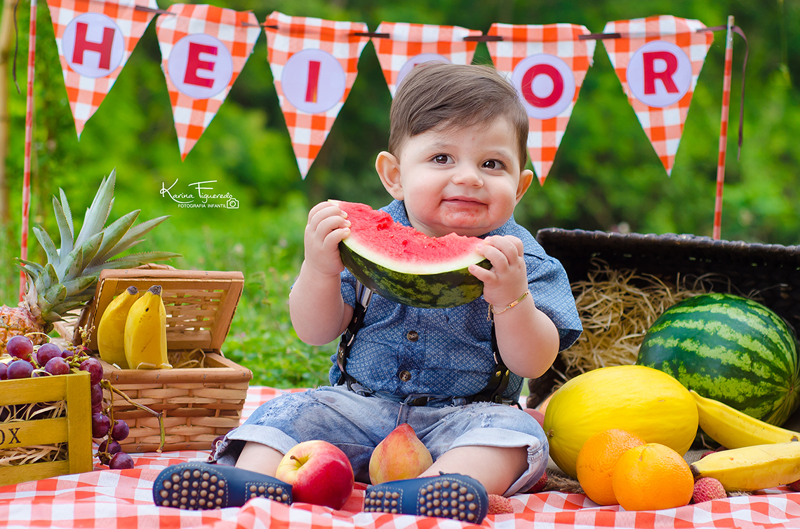 foto de ensaio de bebê smash the cake em campinas sp por karina figueredo