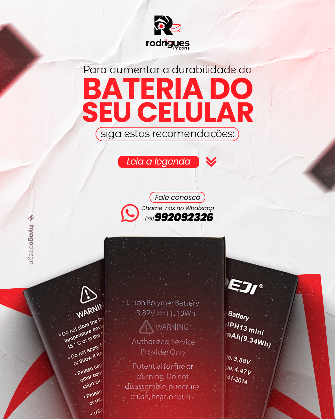 Prolongar saúde bateria