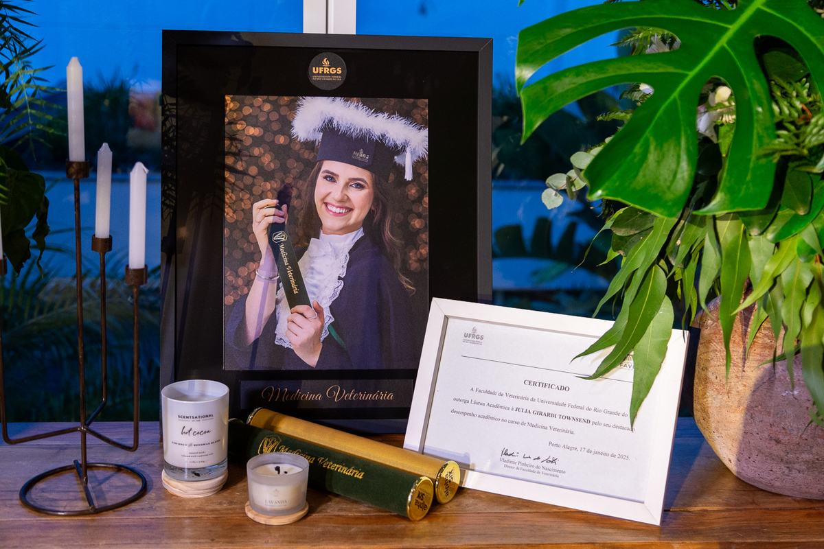 Formatura veterinária Julia