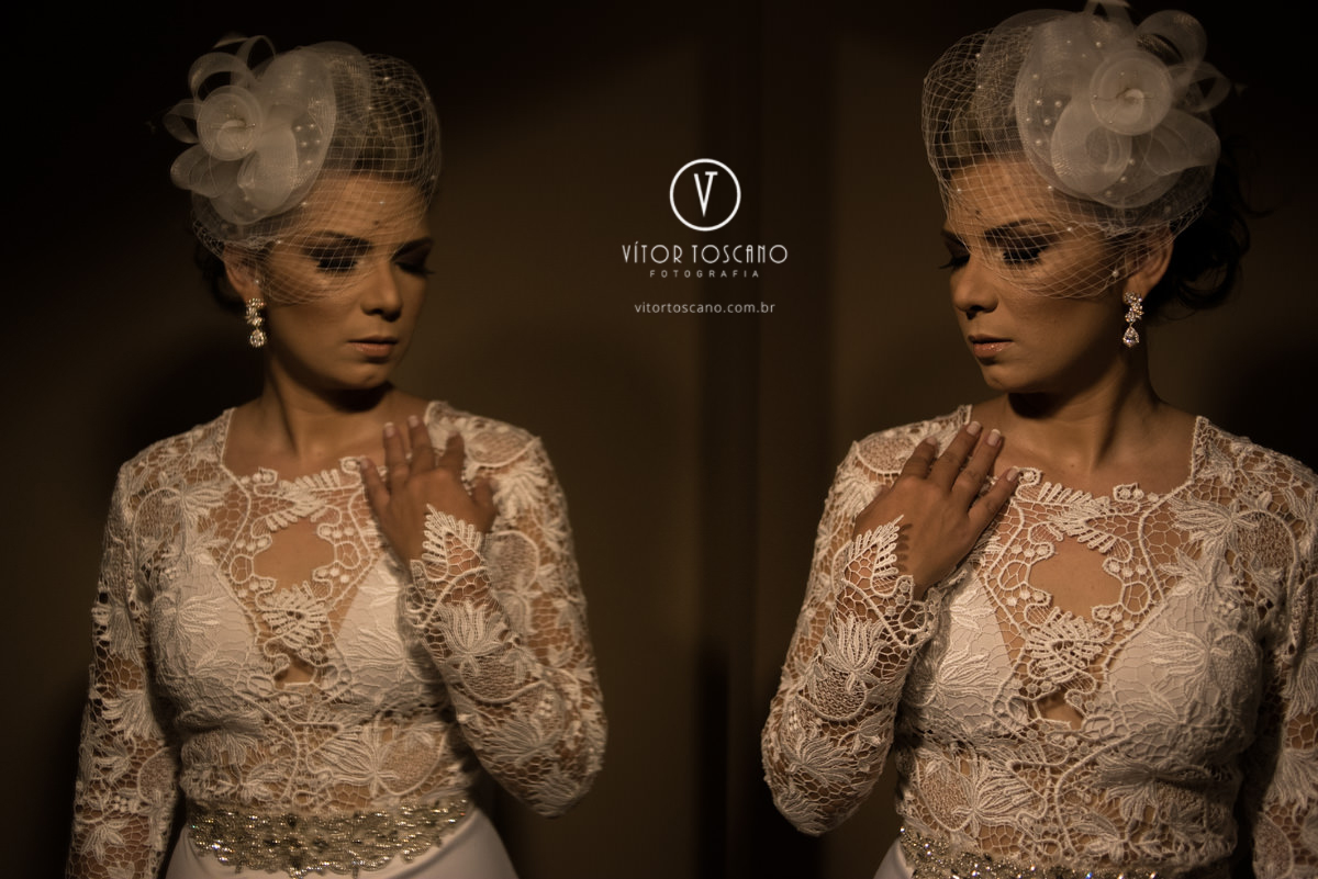 Noiva no espelho no casamento de Karol e Andre, na pousada Macamirim em Natal RN.