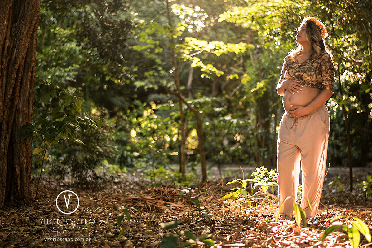 Gestante gardênia no ensaio fotográfico no parque das dunas.