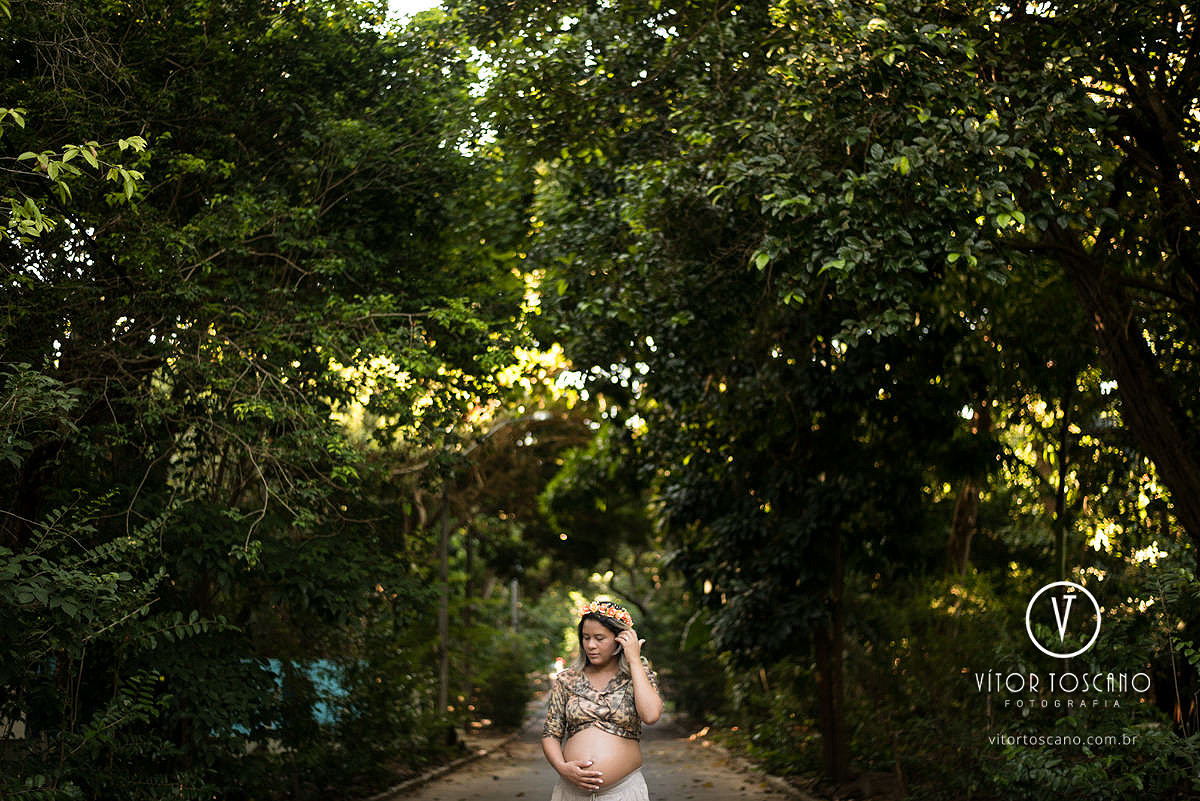 Gestante gardênia no ensaio fotográfico no parque das dunas.
