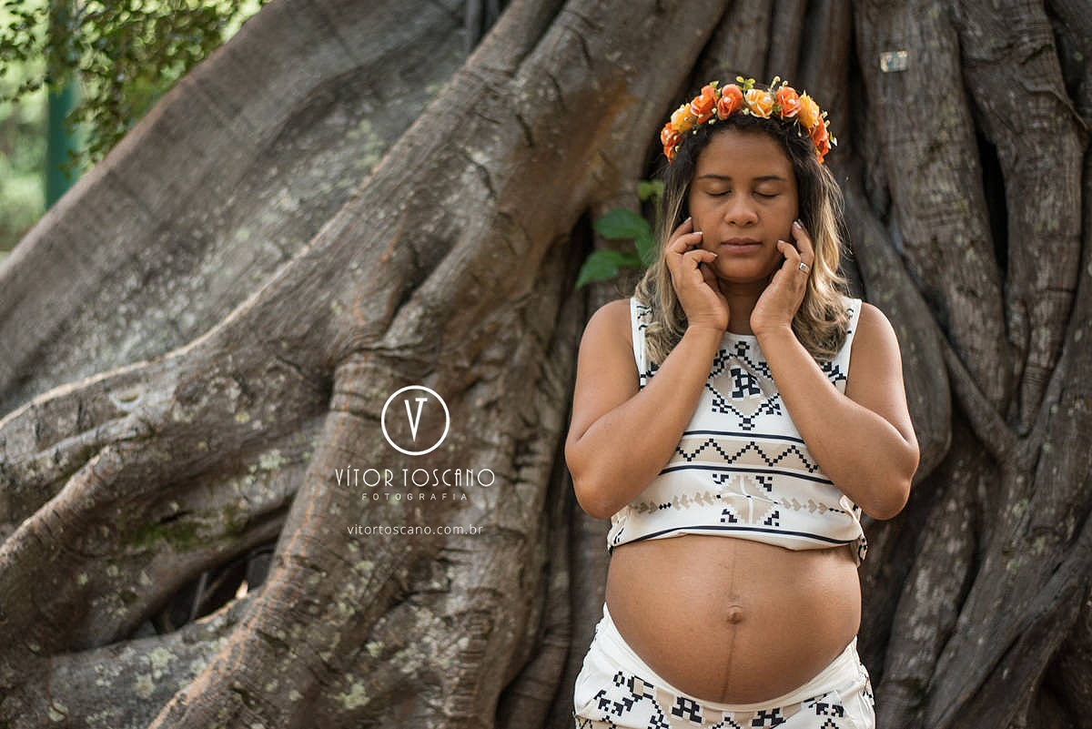 Gestante gardênia no ensaio fotográfico no parque das dunas.