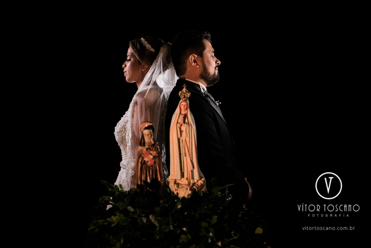 Retrato dos noivos no casamento de priscila e raoni em natal rn.