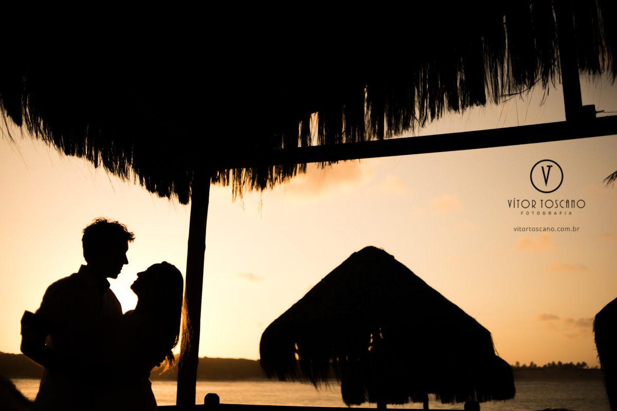 Silhueta do casal no ensaio pre wedding de monick e jhonatan
