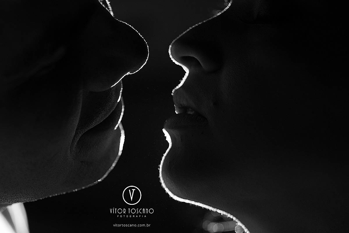 Detalhe da boca dos pais durante o ensaio fotográfico da Gestante Marta, em Natal-RN.