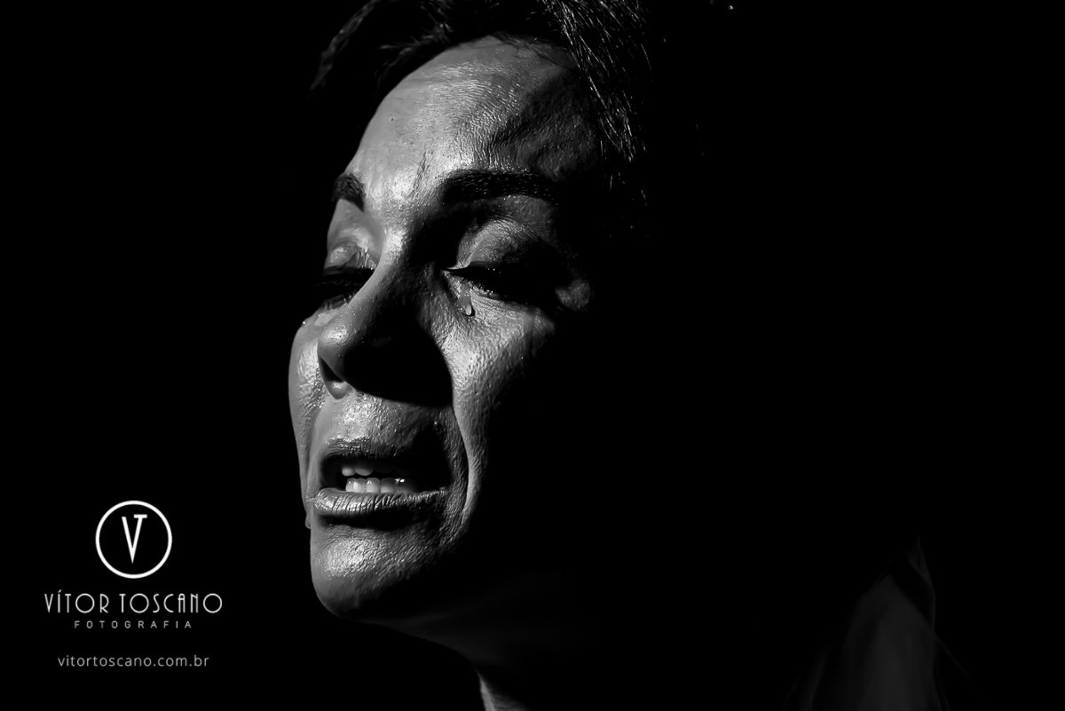 Choro de Laudicéia no casamento de André e Laudicéia em Natal-RN.