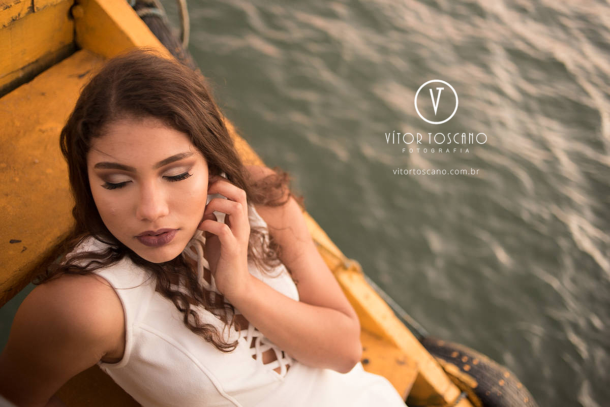 Suavidade no ensaio de 15 anos de Marina em Barra de Cunhau - RN.