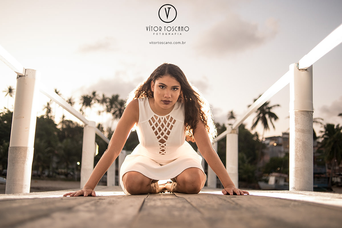 Carão no ensaio de 15 anos de Marina em Barra de Cunhau - RN.