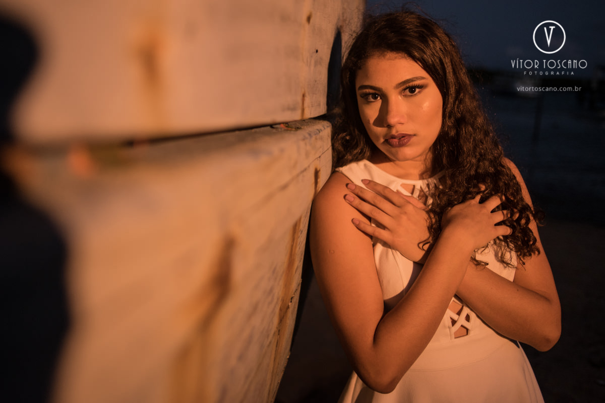 Abraço quente no ensaio de 15 anos de Marina em Barra de Cunhau - RN.