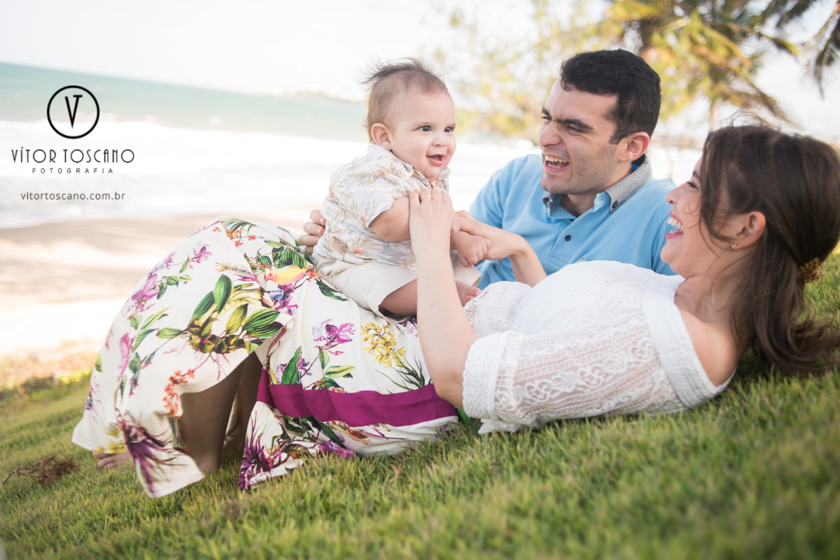 Ensaio de familia Flora, Rogerio e Noah, em Cotovelo - RN.