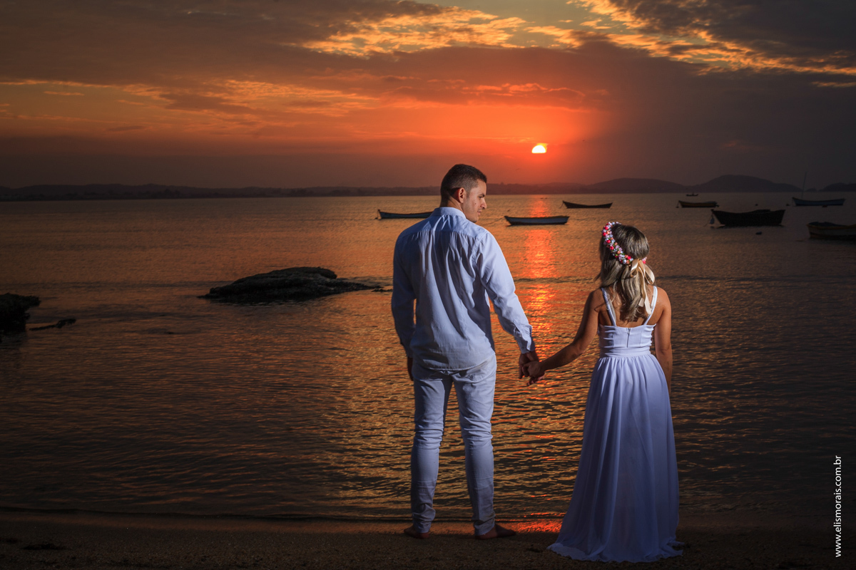 lua de mel com ensaio de casal e por do sol na praia de manguinhos em búzios rj