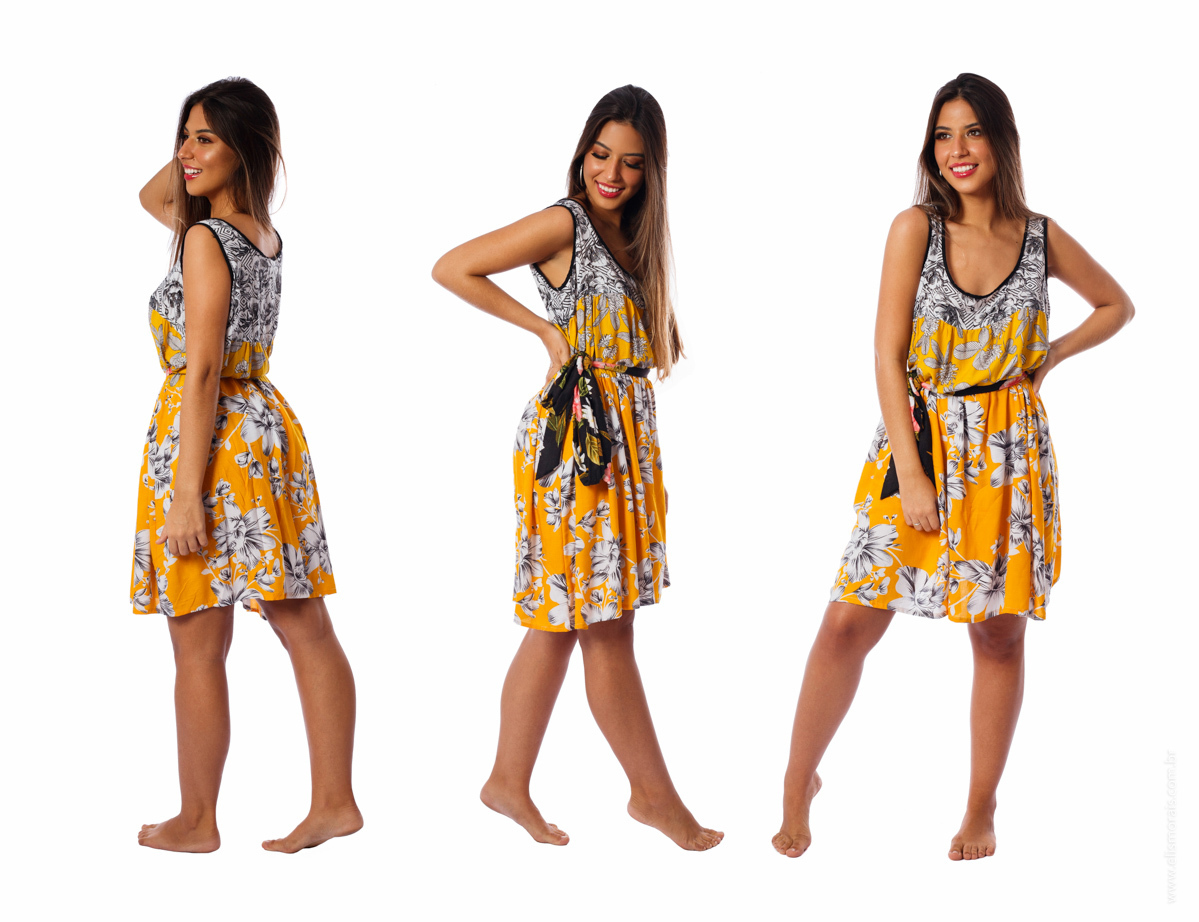 Look Book com fundo branco para moda praia em Búzios, Arraial do Cabo e Cabo Frio - RJ