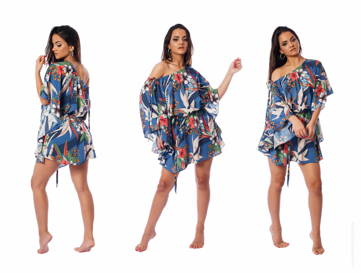 Look Book com fundo branco para moda praia em Búzios, Arraial do Cabo e Cabo Frio - RJ