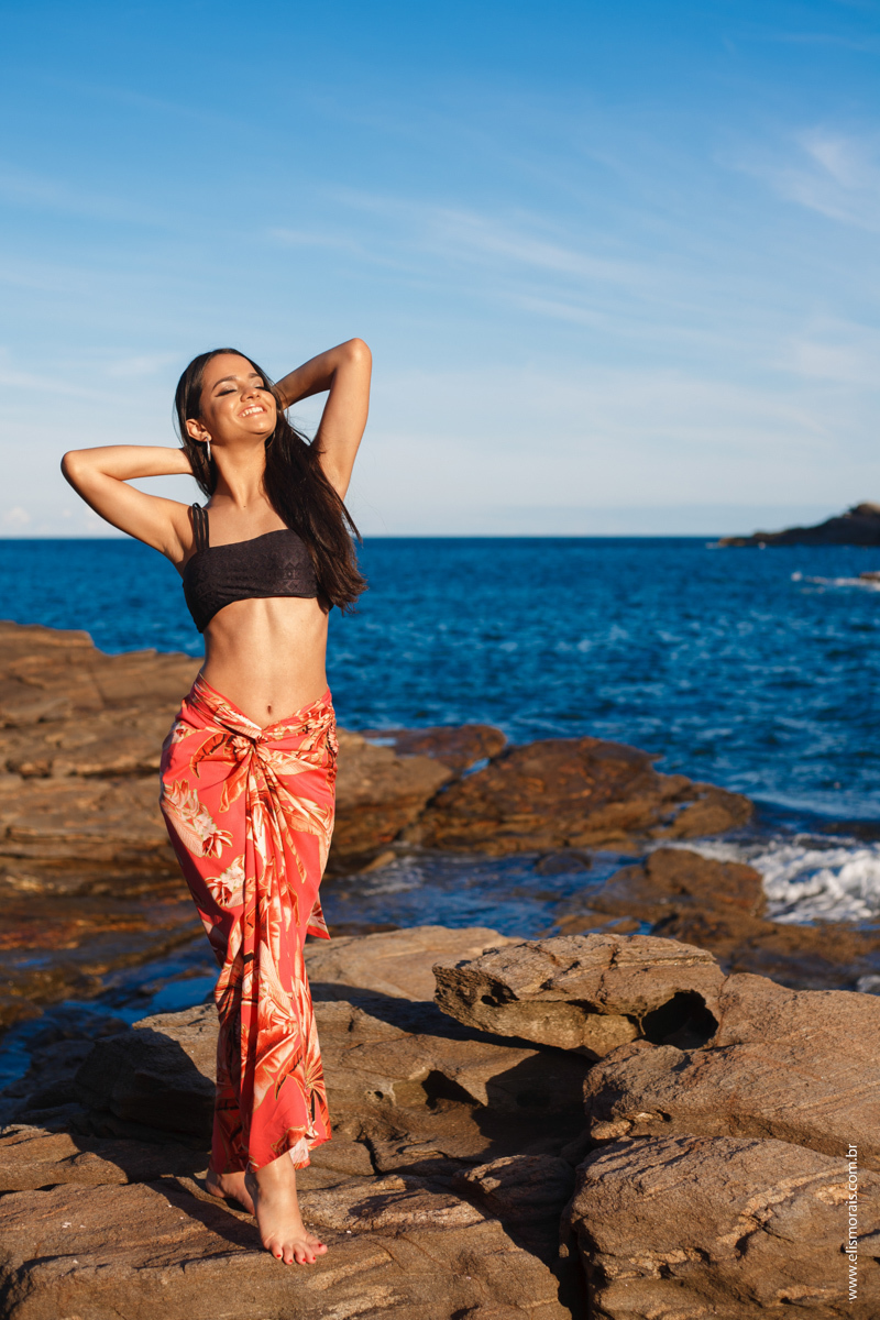 Fotos conceituais para moda praia em Búzios, Arraial do Cabo e Cabo Frio - RJ