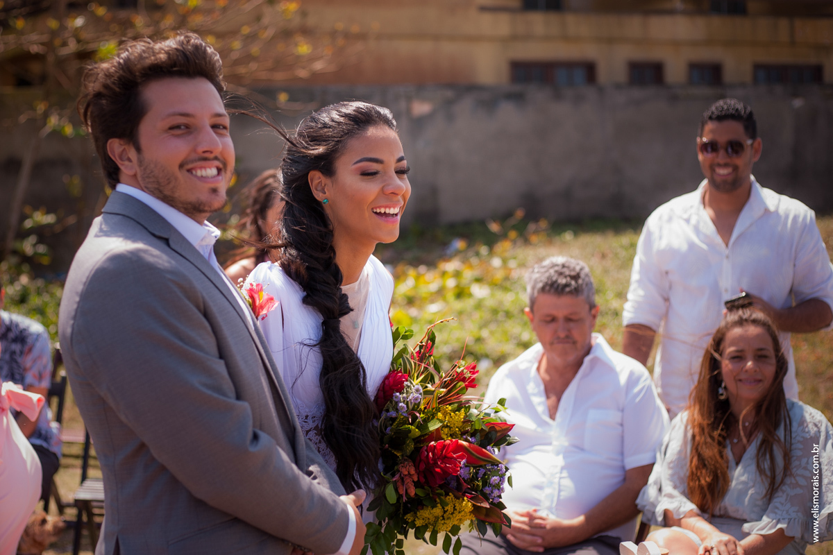fotos do casamento na Praia do Foguete em Cabo Frio - RJ