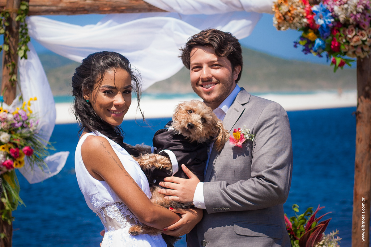 fotos do casamento na Praia do Foguete em Cabo Frio - RJ