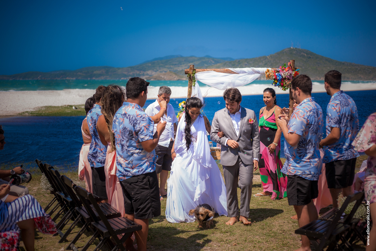 fotos do casamento na Praia do Foguete em Cabo Frio - RJ