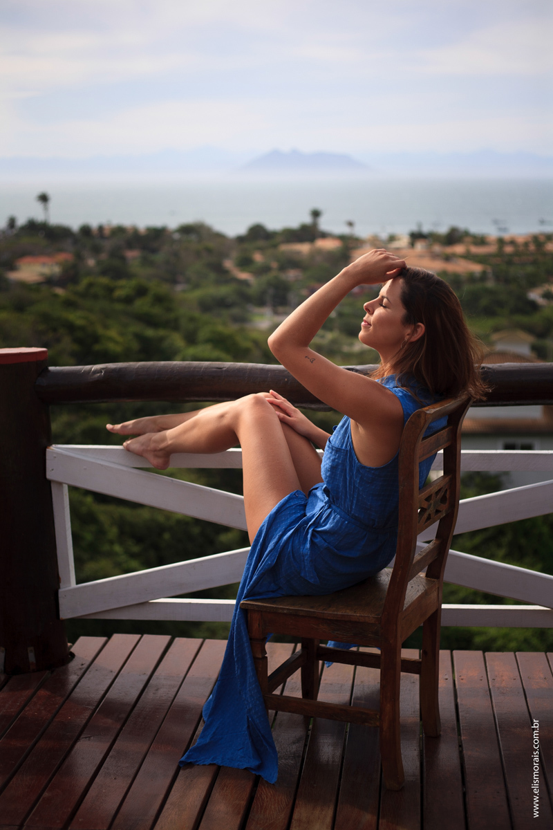 fotos do ensaio feminino na pousada em Búzios 