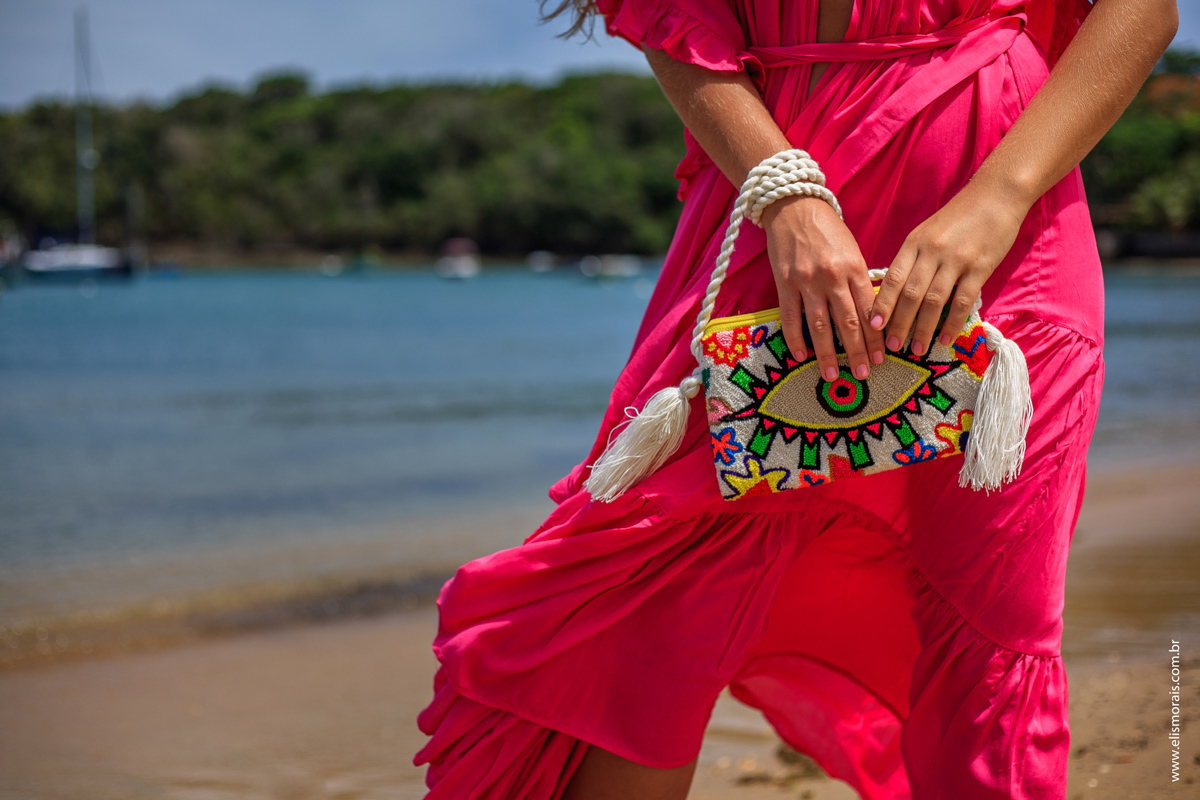 bolsa exclusiva artesanal feita por tribo colombiana kenia búzios