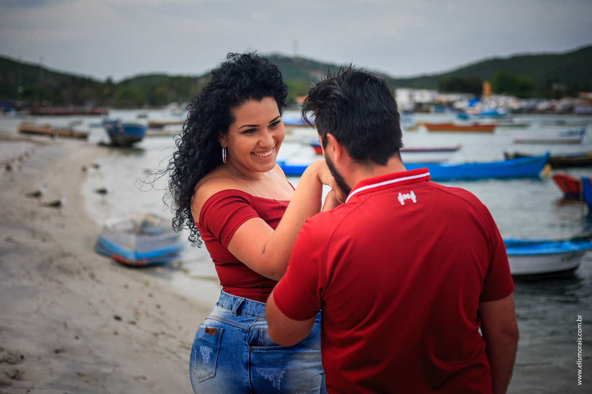 ensaio fotográfico de casal na Passagem em Cabo Frio - RJ